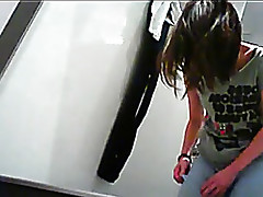 Asian piece of baggage is debilitating small-clothes to the fullest infirm of purpose clothing